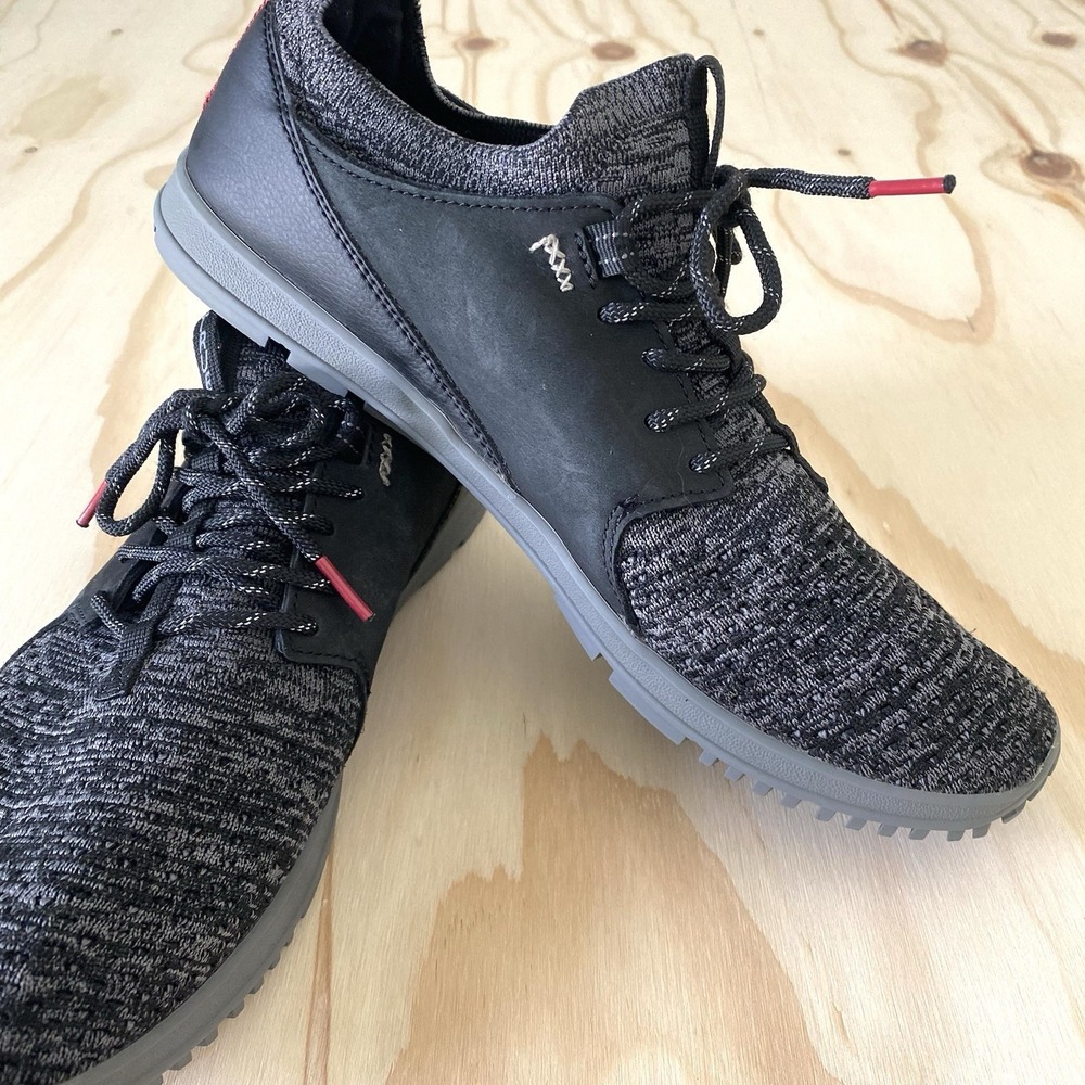 True Linkswear OG Feel Golf Shoes Black Gray Performance Men's Size 11